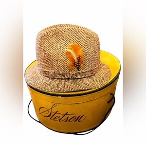 Stetson Tweed Fedora in Original Box